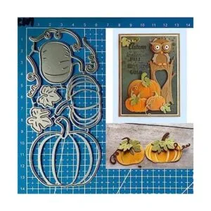 Troqueles de metal de calabaza de Halloween plantillas de_1