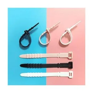 Bridas de silicona con cierre de cremallera 20 correas de_3