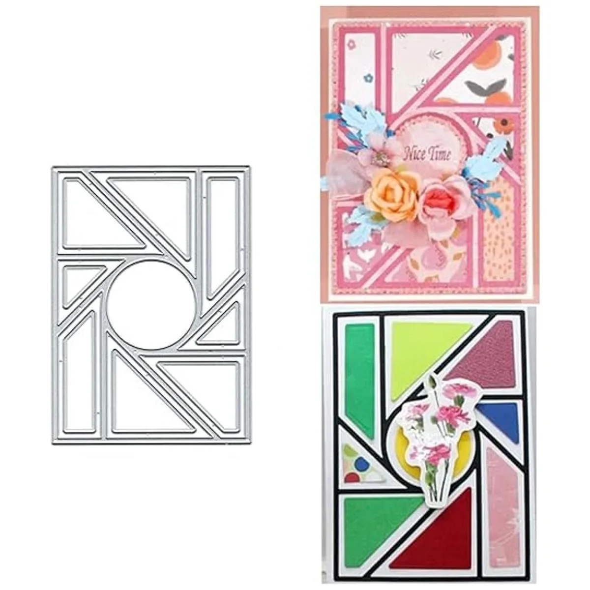 Rectangle Grid Frame Metal Die Cuts Dies Rectangle_1
