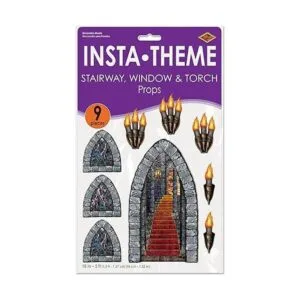 Accesorios para fiesta para escalera ventanas y antorcha_6
