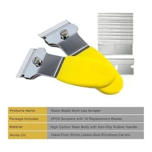 Spealloy Juego de 2 espátulas de limpieza multiusos con_6