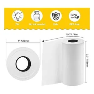 10 rollos de papel de cámara para Kidizoom de impresión de_2