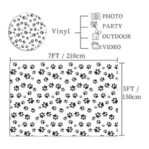 Telón de fondo de fotografía con temática de huellas de_4