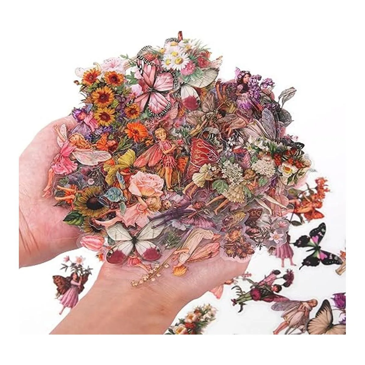 Dizdkizd Lindas calcomanías de hadas para diario_5