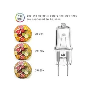 Bombillas halógenas G8 de 35 W 120 V base G8 2 pines_4