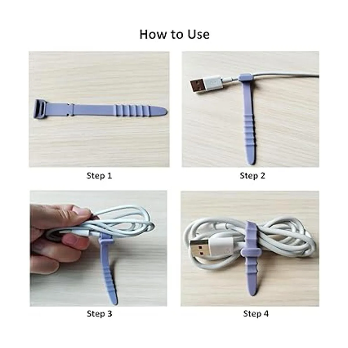 Bridas de silicona con cierre de cremallera 20 correas de_5