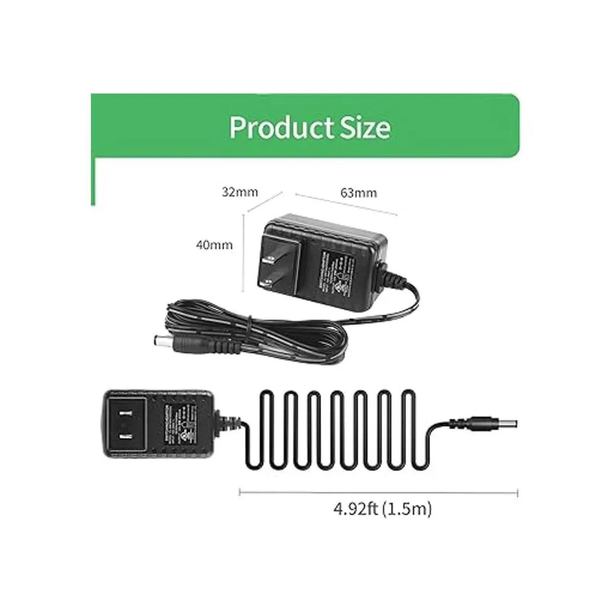 FCC con certificación UL Adaptador de fuente de_6