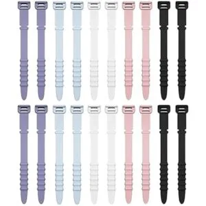 Bridas de silicona con cierre de cremallera 20 correas de_6