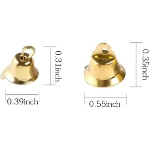 100PCS Small Gold Bells Jingle Bells for Crafts50PCS 0.39_2