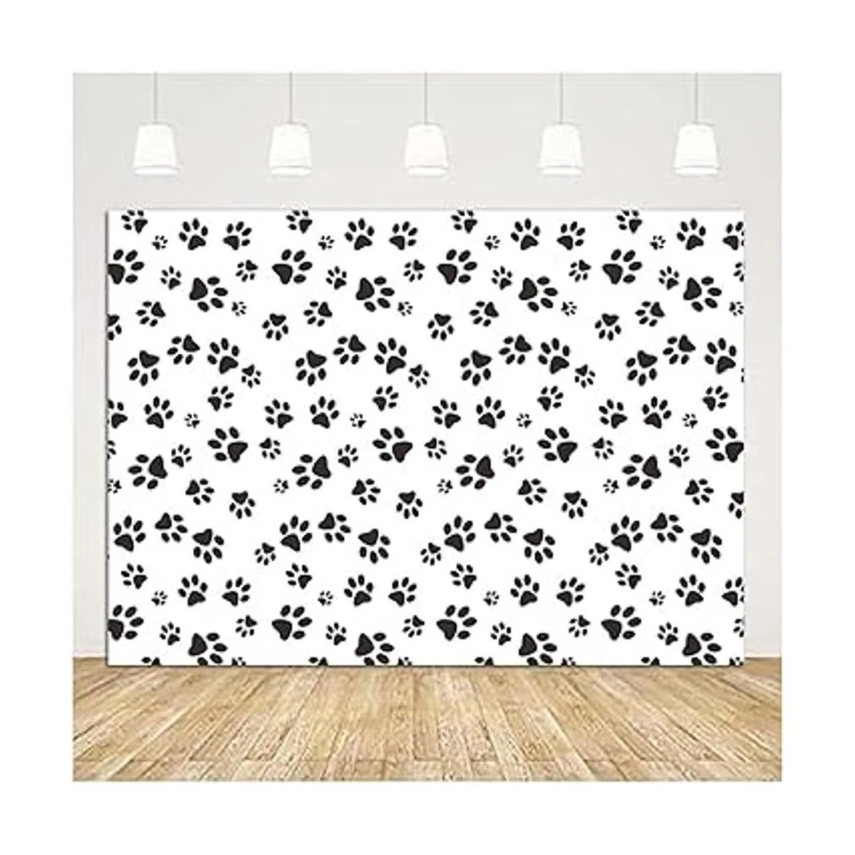 Telón de fondo de fotografía con temática de huellas de_5