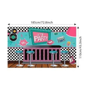 Decoración de pancarta de la tienda de refrescos de los_2