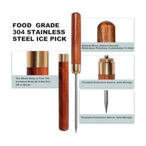 Púas de hielo de 9.4 pulgadas 2 piezas. Púas de hielo_2