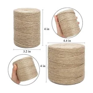 Rophomor Cuerda de yute de 500 pies 0.118 in 6 capas_3