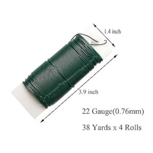 OBTANIM 4 rollos de alambre flexible de 152 yardas de_2