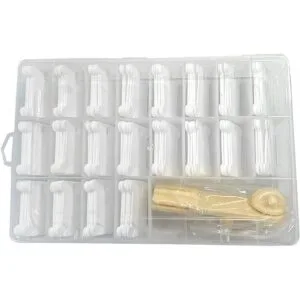 KVMORZE Bobinas de hilo dental de bordado de plástico con_1