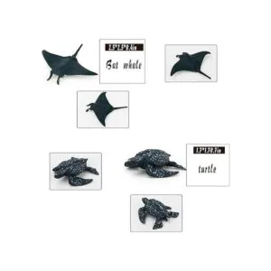 Juego de juguetes de animales marinos 12 figuras de mar_4