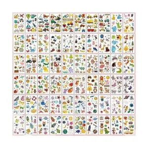 Partywind 168 hojas 2000 estilos tatuajes temporales_4