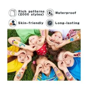 Partywind 168 hojas 2000 estilos tatuajes temporales_2