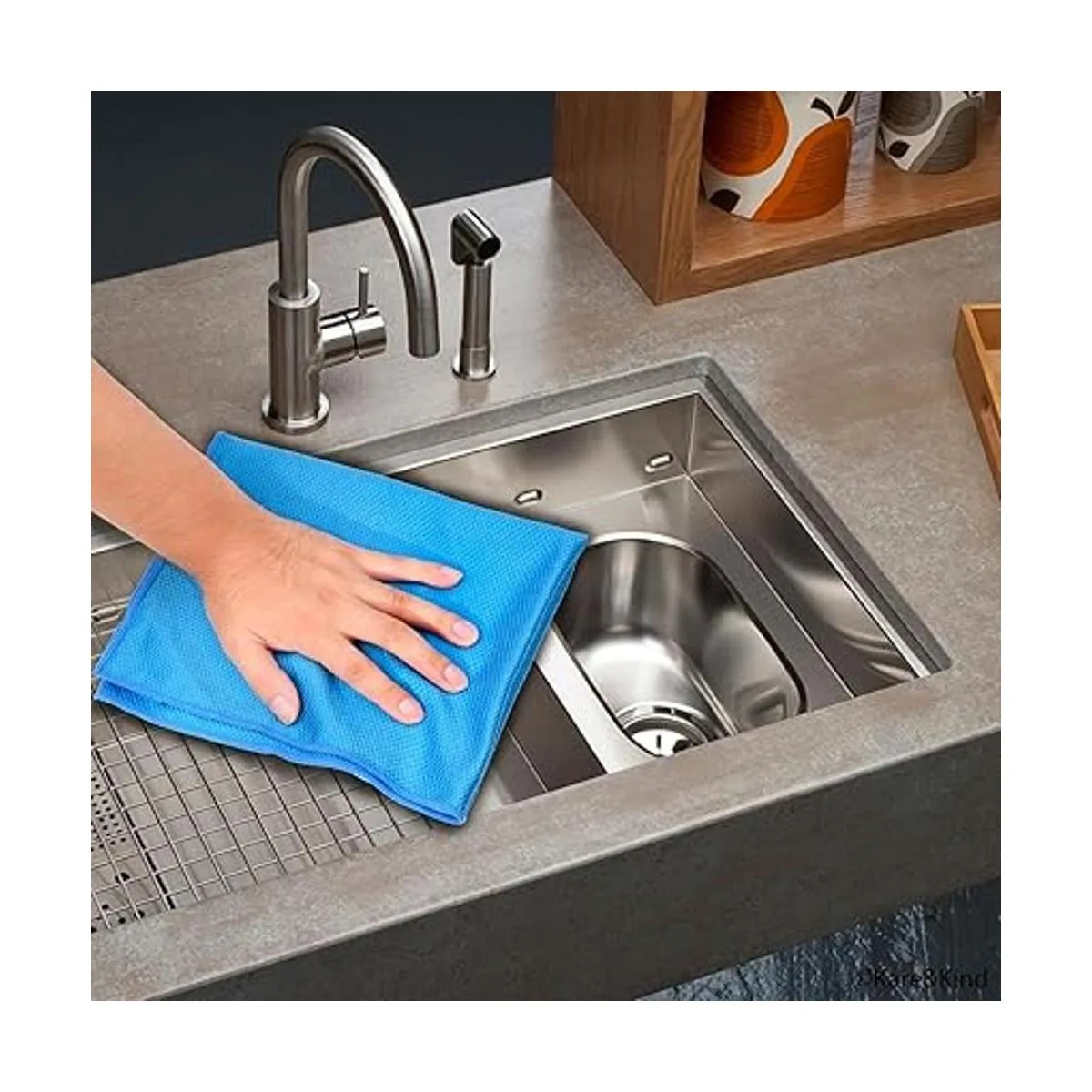 Kare y Kind 16 x 20inch Gamuza de microfibra toalla para_4