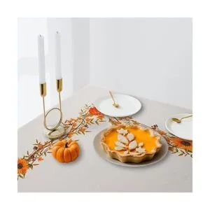 Mantel rectangular de calabaza de otoño de 60 x 84_2
