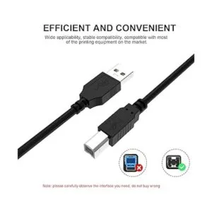 Cable de impresora USB a computadora compatible con HP_7