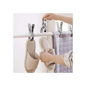 FOMMEN Paquete de 6 pinzas grandes de metal resistentes_2