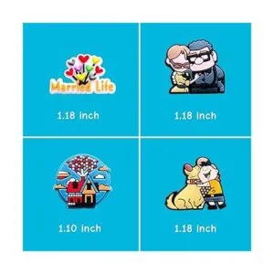 14 dijes para zapatos de película para decoración de_3