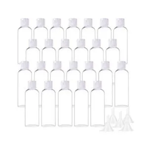 YsesoAi 25 botellas vacías de plástico transparente de 2_1