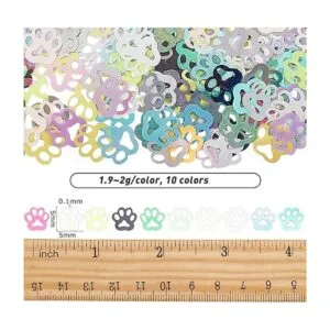 OLYCRAFT 1.76 oz de lentejuelas y patas lentejuelas con_2