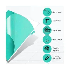 Paquete de 2 láminas de plexiglás de acrílico transparente_4