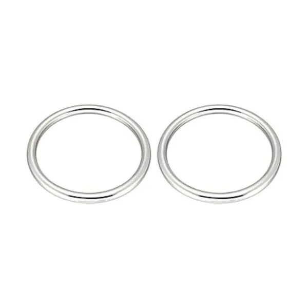 uxcell 2 hebillas de metal multiusos soldadas de 2.756 in_1