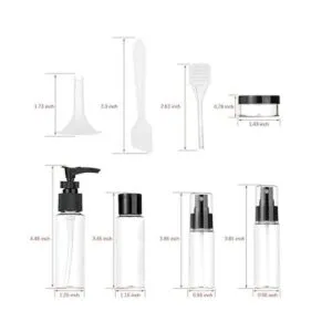 Vitog Kit de botellas de viaje aprobado por la TSA juego_3