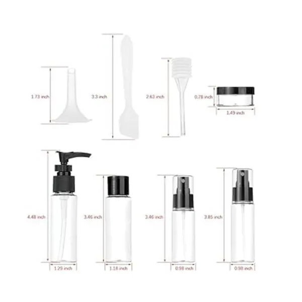Vitog Kit de botellas de viaje aprobado por la TSA juego_3