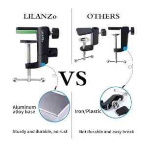 LILANZo Abrazadera de soporte de mesa 2 en 1 soporte de_4