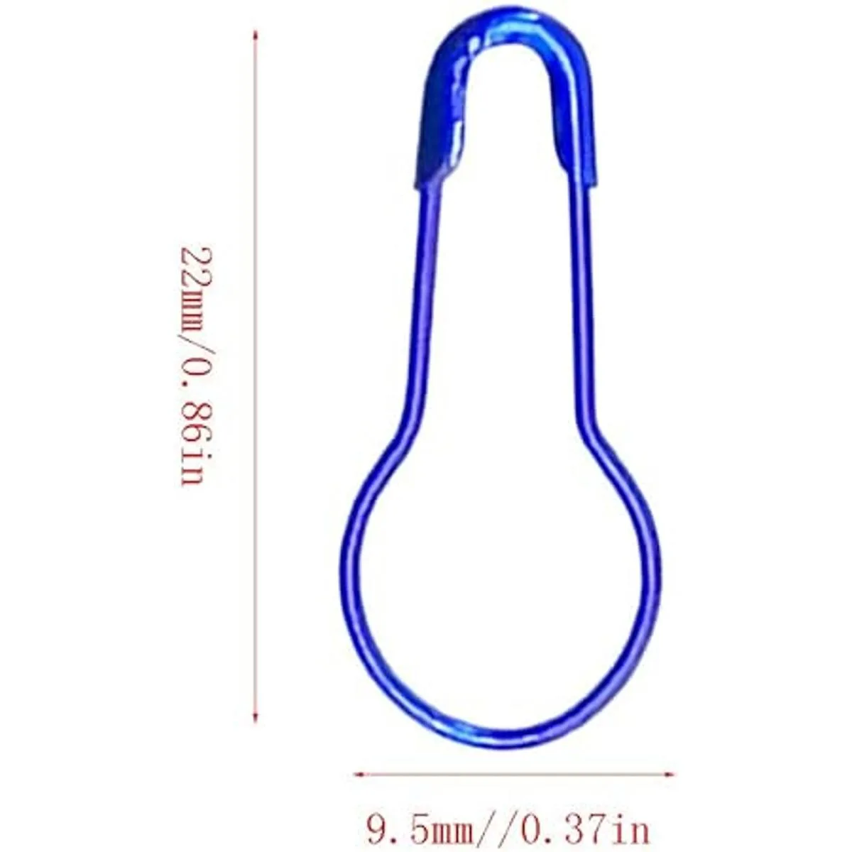 Ruidee 1000 pines de seguridad de metal para calabaza pin_2