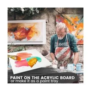 Paquete de 2 láminas de plexiglás de acrílico transparente_3