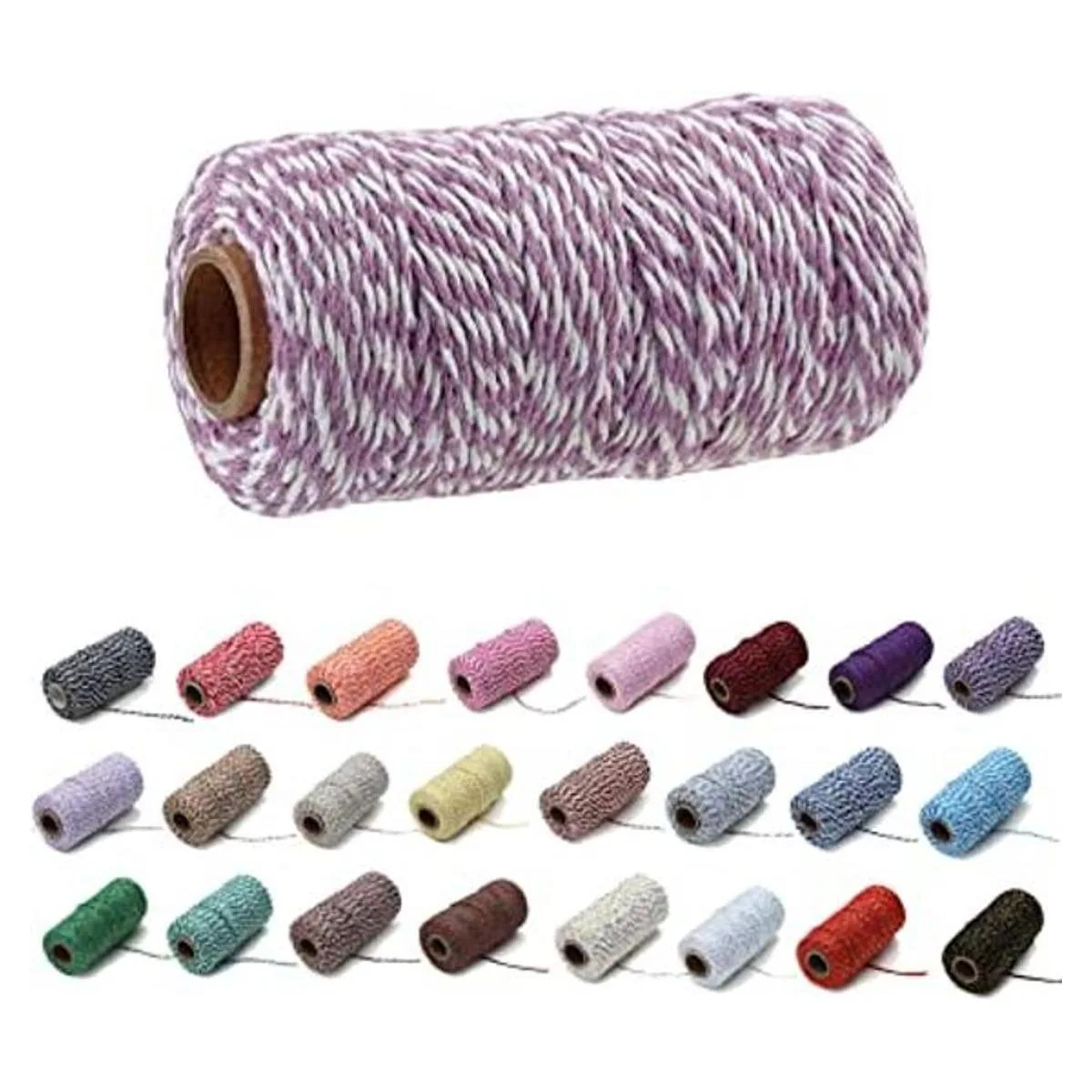 1 rollo de cuerda de algodón de 0.079 in y 109 yardas de_1