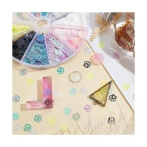 OLYCRAFT 1.76 oz de lentejuelas y patas lentejuelas con_5