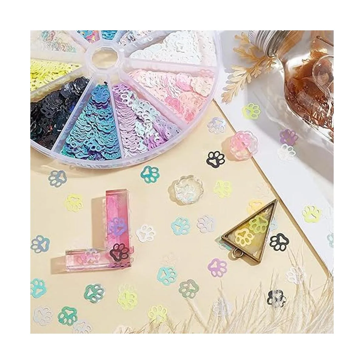 OLYCRAFT 1.76 oz de lentejuelas y patas lentejuelas con_5