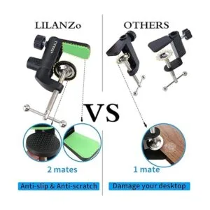 LILANZo Abrazadera de soporte de mesa 2 en 1 soporte de_5