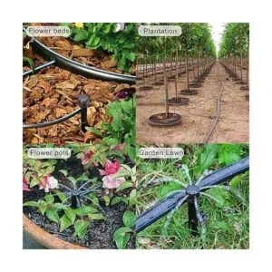 Topiverse 25 emisores de riego por goteo flujo ajustable_6