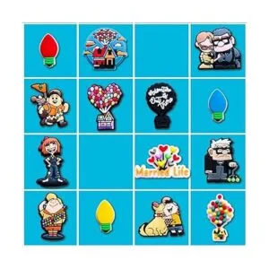 14 dijes para zapatos de película para decoración de_2