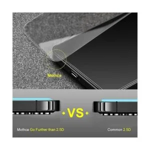 Mothca Protector de pantalla de vidrio mate para iPhone 14_6