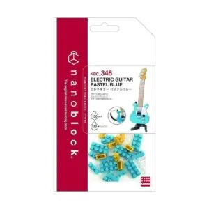 nanoblock Guitarra Eléctrica Azul Pastel Instrumentos_2
