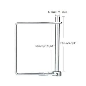 Comonc 10 pasadores cuadrados de pto de bloqueo de eje de_2