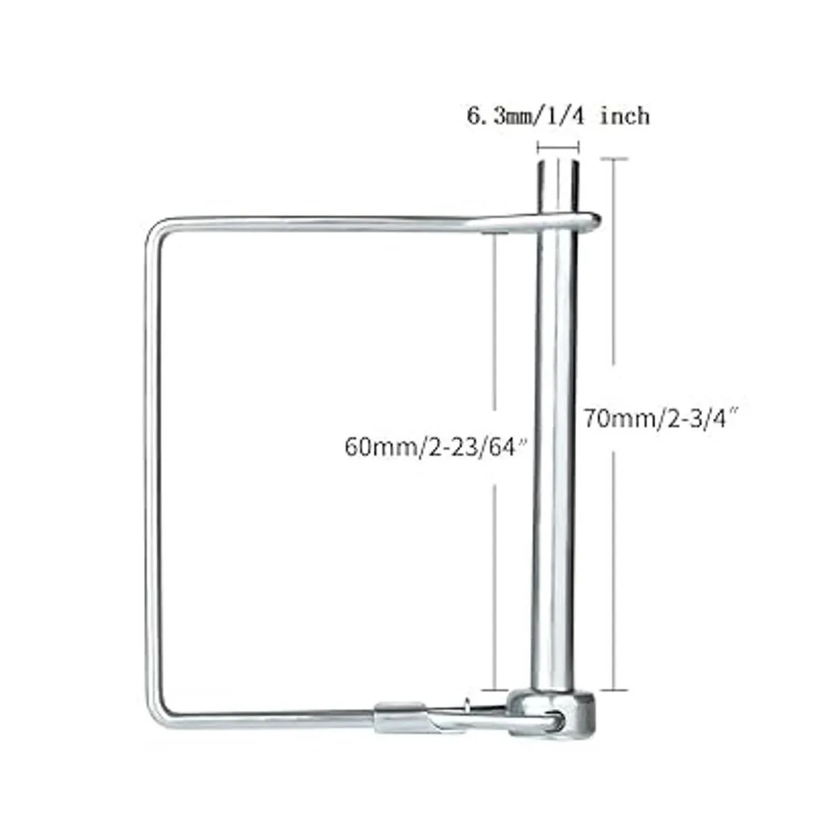 Comonc 10 pasadores cuadrados de pto de bloqueo de eje de_2