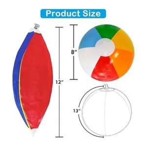 Paquete de 14 bolas de playa de 12 pulgadas para niños a_2