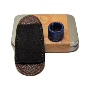 losharher Protector de dedo de cuero para costura para_3