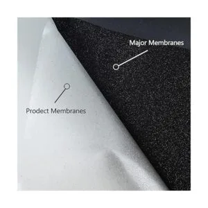 GYT Vinilo HTV negro con purpurina Rollos de vinilo de_2