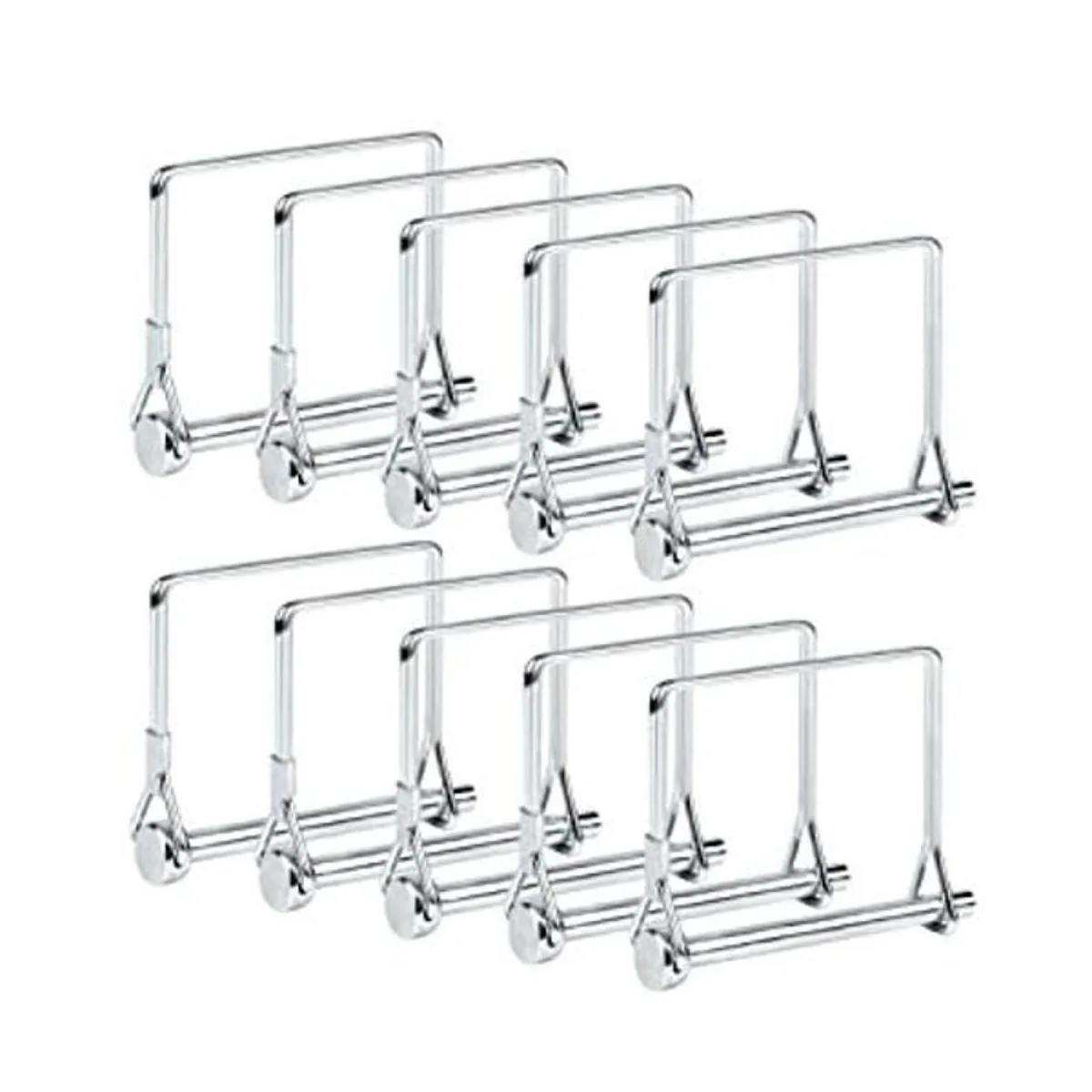 Comonc 10 pasadores cuadrados de pto de bloqueo de eje de_1